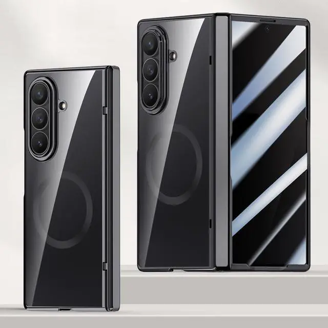 Alt view image 6 of 7 - Screen Protect Case for Samsung Galaxy Z Fold 7 - Compatible with MagSafe, Black