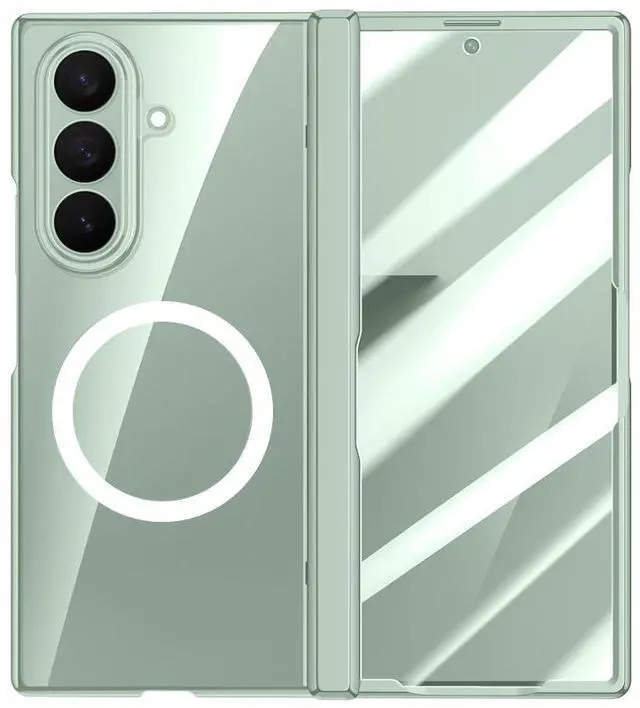 Main image of Screen Protect Case for Samsung Galaxy Z Fold 7 - Compatible with MagSafe, Green