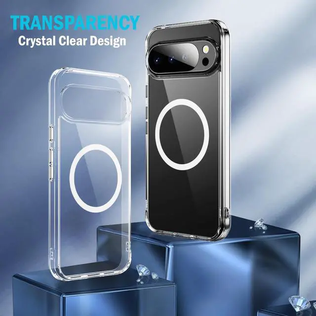 Alt view image 6 of 7 - Clear Acrylic Phone Case for Pixel 10 / Pixel 10 Pro - Compatible with MagSafe