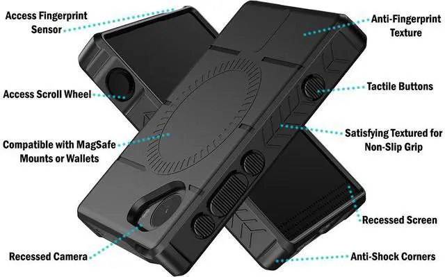 Alt view image 6 of 7 - Rugged TPU Case for Light Phone III (Compatible with Magsafe) - Bush Camo