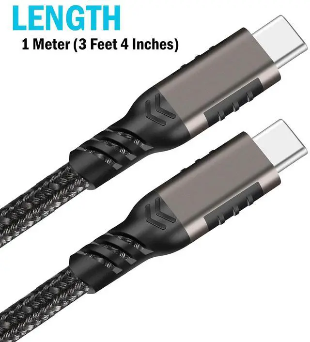 Alt view image 6 of 7 - USB-C / TYPE-C Rugged Braided Charge/Sync Cable for Phone - 1 Meter (3.2 feet)
