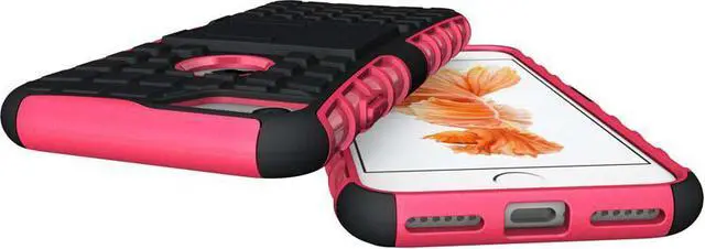 Alt view image 6 of 7 - PINK GRENADE GRIP RUGGED TPU SKIN HARD CASE COVER STAND FOR APPLE iPHONE 7/8