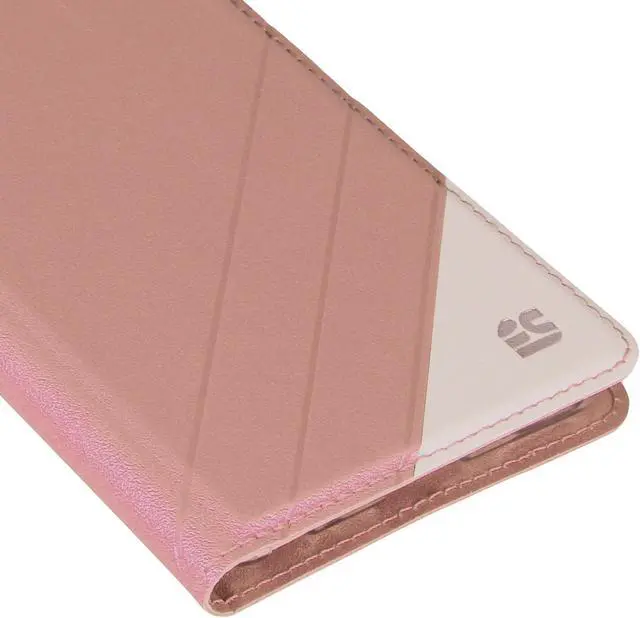Alt view image 6 of 6 - Rose Gold Wallet Case Slot Cover Stand Wrist Strap for Apple iPhone Xs Max 6.5"