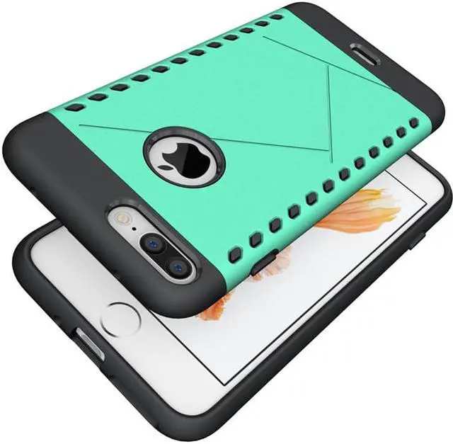 Alt view image 3 of 7 - TEAL MINT TOUGH SLIM ARMOR SHIELD CASE HARD COVER FOR APPLE iPHONE 7/8 PLUS