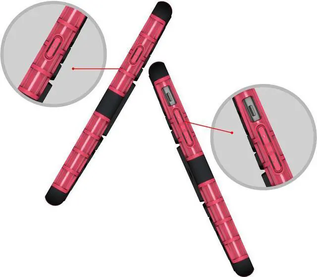 Alt view image 7 of 7 - PINK GRENADE GRIP RUGGED TPU SKIN HARD CASE COVER STAND FOR APPLE iPHONE 7/8