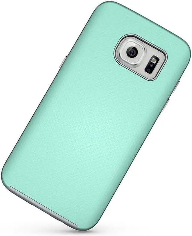 Alt view image 3 of 7 - ANTI-SLIP MINT TEXTURED GRIP SKIN HARD CASE COVER FOR SAMSUNG GALAXY S7 EDGE