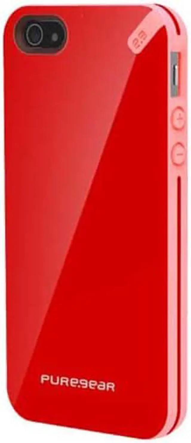 Alt view image 2 of 4 - Puregear Slim shell Case for Apple iPhone 5 (StrawberryRhubarb) - 02-001-01825