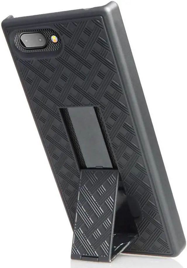 Alt view image 5 of 6 - Black Slim Kickstand Case Hard Cover Stand for BlackBerry Key2, Key 2