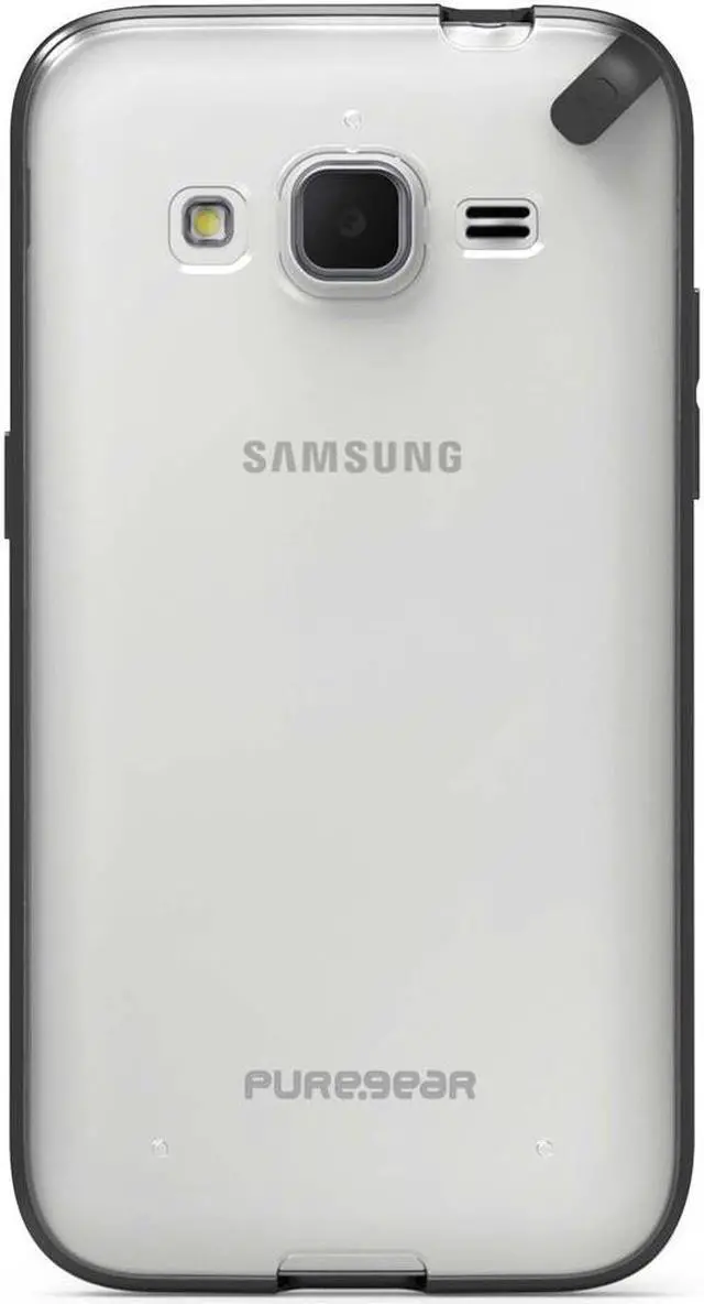 Alt view image 5 of 8 - PUREGEAR SLIM SHELL BLACK/CLEAR CASE COVER FOR SAMSUNG GALAXY CORE PRIME G360
