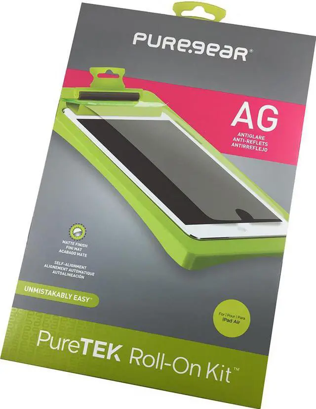 Alt view image 4 of 8 - PUREGEAR PURETEK ROLL-ON SCREEN PROTECTOR (ANTI-GLARE) FOR APPLE iPAD AIR, AIR-2