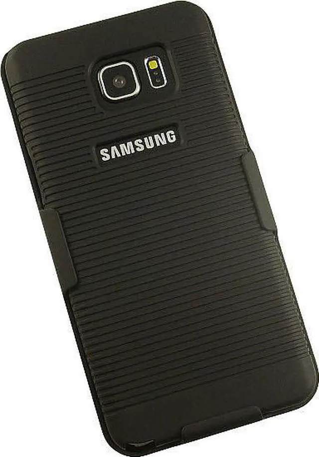 Alt view image 2 of 7 - NEW BLACK HARD CASE COVER + BELT CLIP HOLSTER STAND FOR SAMSUNG GALAXY NOTE 5