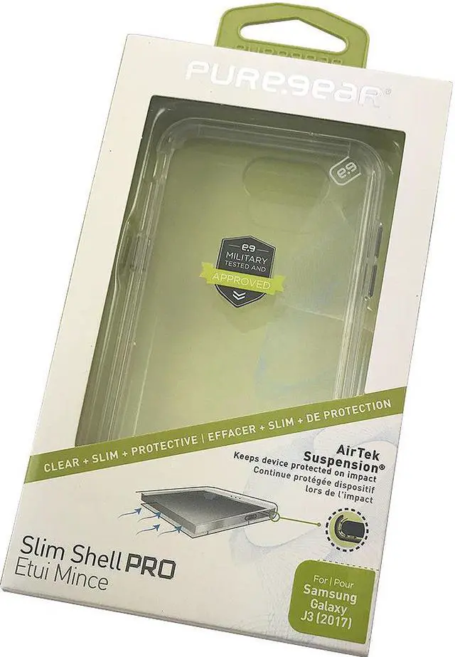 Alt view image 3 of 3 - PureGear Clear Slim Shell Pro Case Cover for Samsung Galaxy Amp Prime-2, Sol-2