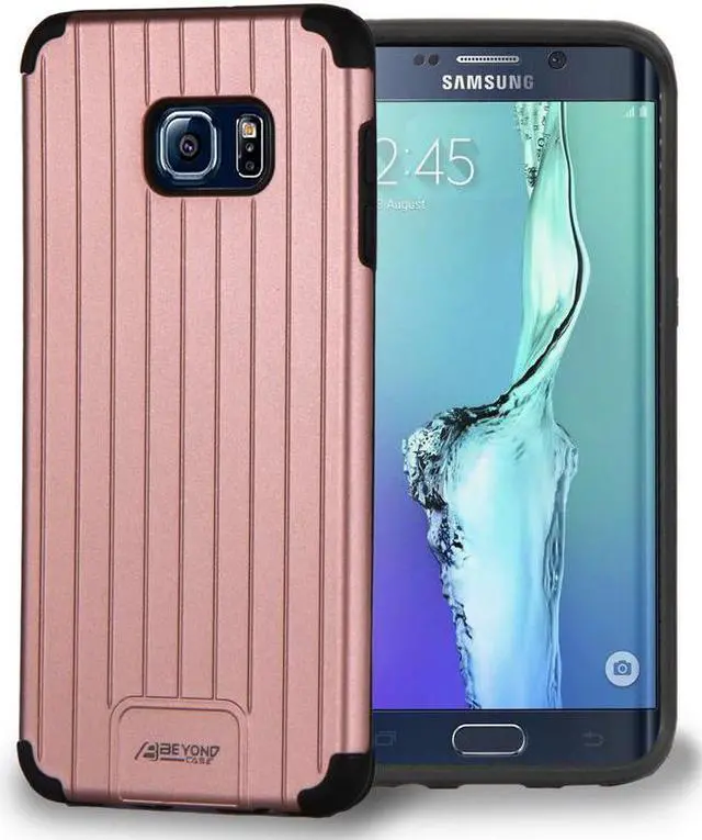Main image of ROSE GOLD PINK MATTE SLIM DUO-SHIELD CASE COVER FOR SAMSUNG GALAXY S6 EDGE PLUS