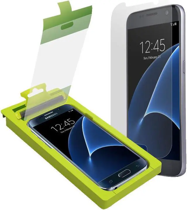 Alt view image 5 of 9 - PureGear 0.45mm Tempered Glass Screen Protector Samsung Galaxy S7 High Def