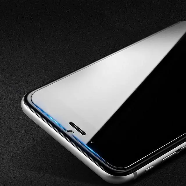 Alt view image 2 of 6 - Hard Tempered Glass Screen Protector Scratch Guard for iPhone 8, iPhone 7