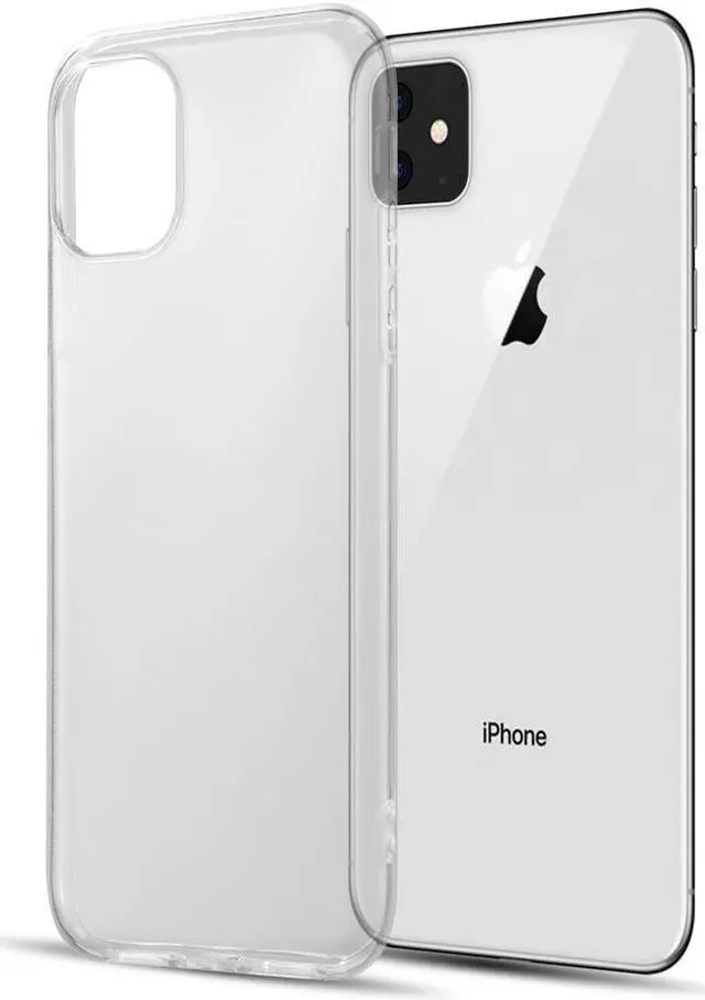 Main image of Transparent Clear Flex Gel TPU Skin Case Slim Cover for Apple iPhone 11