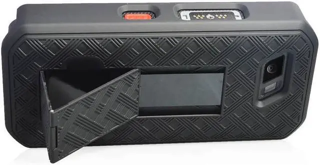 Alt view image 5 of 7 - Black Case Kickstand Cover + Belt Clip Holster for Sonim XP5s Phone (XP5800)