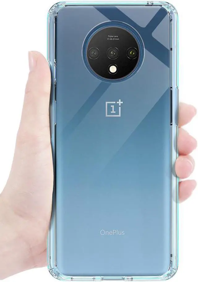 Alt view image 3 of 3 - AquaFlex Transparent TPU Anti-Shock Clear Case Slim Cover for OnePlus 7T