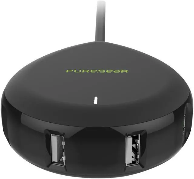 Main image of PureGear 4-Port USB Rapid Charging Station, Universal for iPhone, iPad, Macbook