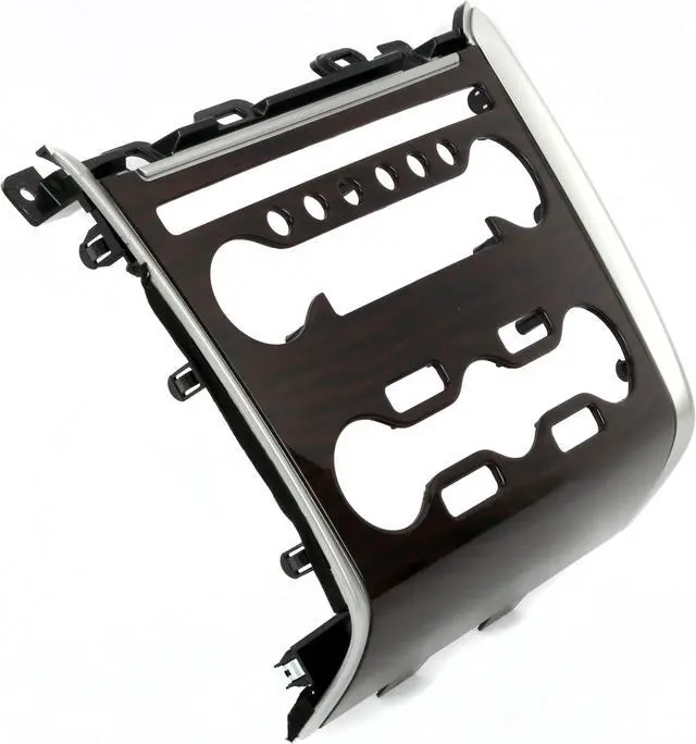 Alt view image 2 of 4 - 2013-2017 Nissan Pathfinder Radio CD MP3 Climate Control Face Plate 68260-3KA0B