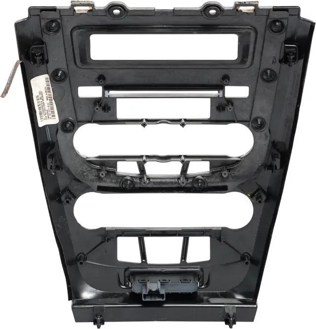 Alt view image 4 of 4 - 2010-2012 Ford Fusion Radio Climate Dash Mounted Trim Bezel Model Number FJGJA