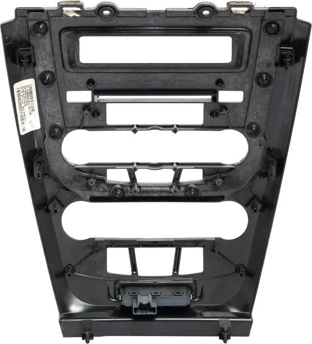 Alt view image 4 of 4 - 2010-2012 Ford Fusion Radio Climate Dash Mounted Trim Bezel Model Number FJGSA