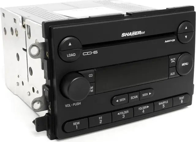 Alt view image 4 of 6 - 2006 Ford Mustang AM FM 6 CD Radio with Bluetooth Mod Shaker 500 6R3T-18C815-HE