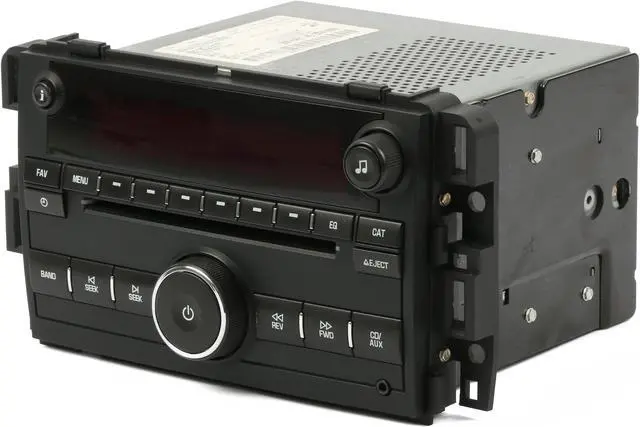 Alt view image 3 of 7 - GMC Acadia 2009-2011 Radio AMFM mp3 CD w Aux Input 25941141 Metal - UNLOCKED