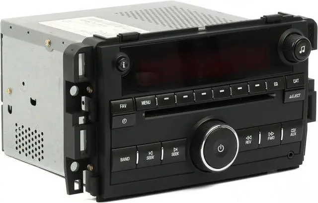 Alt view image 4 of 7 - GMC Acadia 2009-2011 Radio AMFM mp3 CD w Aux Input 25941141 Metal - UNLOCKED