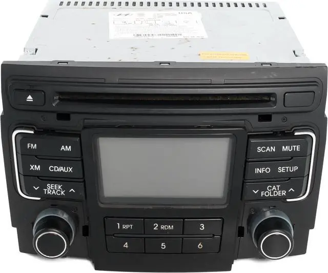 Alt view image 2 of 6 - 2011 Hyundai Sonata AM FM Single Disc CD mp3 Radio w Satellite 96180-3Q001