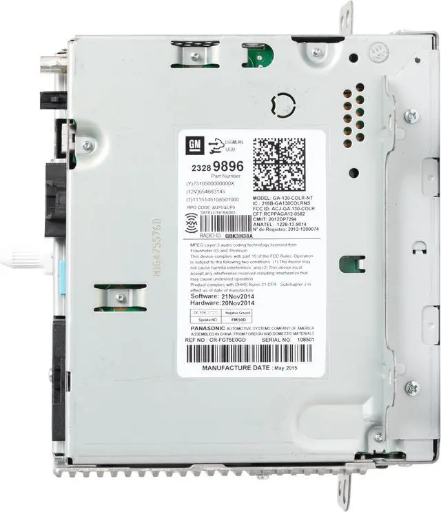 Alt view image 5 of 5 - UNLOCKED 2016 Chevrolet Equinox AM FM Radio Single Disc CD MP3 Player 23289896