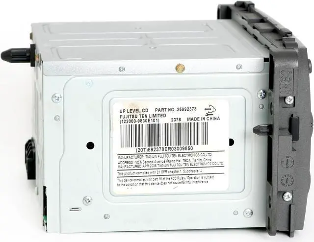 Alt view image 3 of 7 - Buick Lucerne 2009-2010 Charcoal AM FM MP3 CD Player w Aux Input 25992378