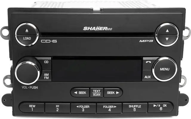 Alt view image 2 of 6 - 2008 Ford Mustang AM FM Radio MP3 6 Disc Shaker 500w Sirius Ready 8R3T-18C815-GB
