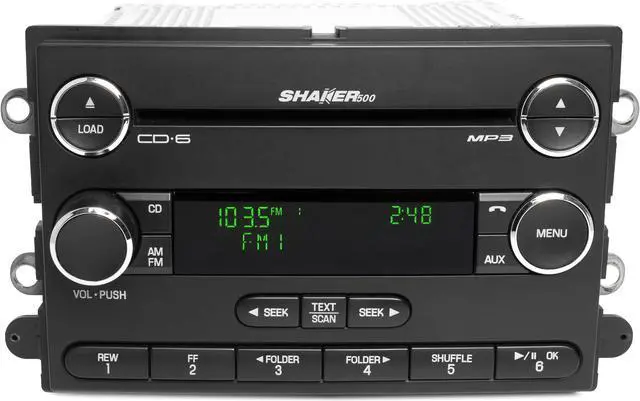 Main image of 2008 Ford Mustang AM FM Radio MP3 6 Disc Shaker 500w Sirius Ready 8R3T-18C815-GB