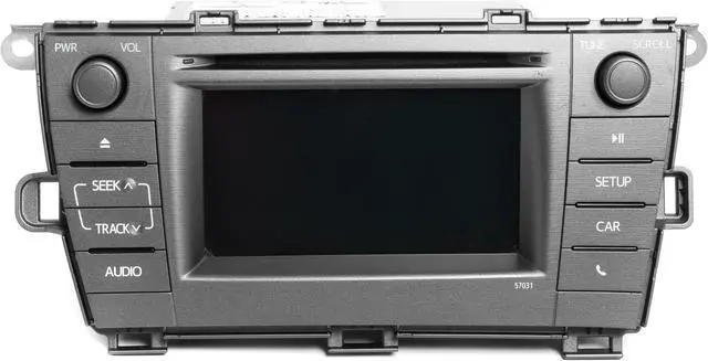 Alt view image 2 of 6 - 2012-2015 OEM Original Toyota Prius AM FM Radio CD Player 86140-47050 Face 57031