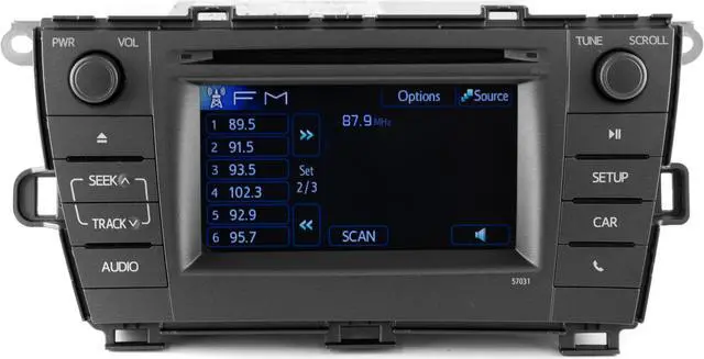 Main image of 2012-2015 OEM Original Toyota Prius AM FM Radio CD Player 86140-47050 Face 57031