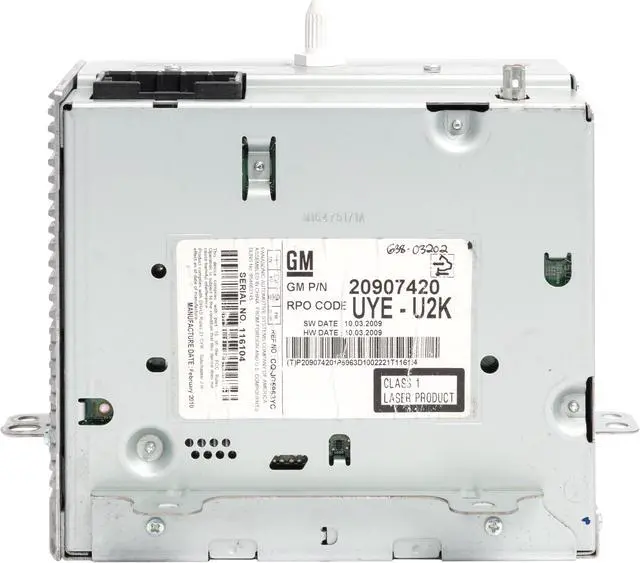 Alt view image 5 of 5 - 2010 Buick Allure LaCrosse AM FM Radio Receiver Single CD MP3 20907420