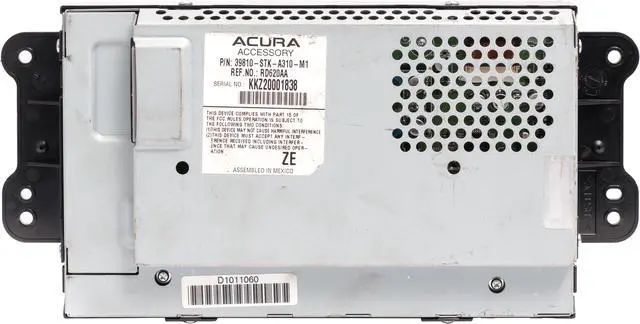 Alt view image 4 of 4 - 2010-2012 Acura RDX GPS Navigation Vehicle Info Display Screen 39810-STK-A310-M1