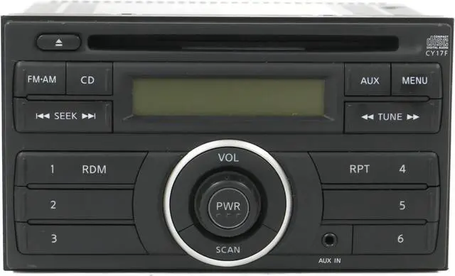 Alt view image 2 of 7 - Nissan 2010-2014 NV200 Versa AM FM CD Player Radio w Aux Input 28185ZW80D CY17F