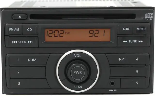 Main image of Nissan 2010-2014 NV200 Versa AM FM CD Player Radio w Aux Input 28185ZW80D CY17F