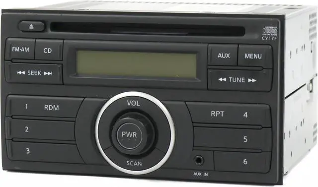 Alt view image 4 of 7 - Nissan 2010-2014 NV200 Versa AM FM CD Player Radio w Aux Input 28185ZW80D CY17F