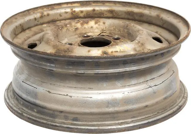 Alt view image 4 of 4 - USED 1986-89 Ford Aerostar 14x5 5 Lug 4-1/2" Single Steel Wheel Rim FD E5TZ1015C