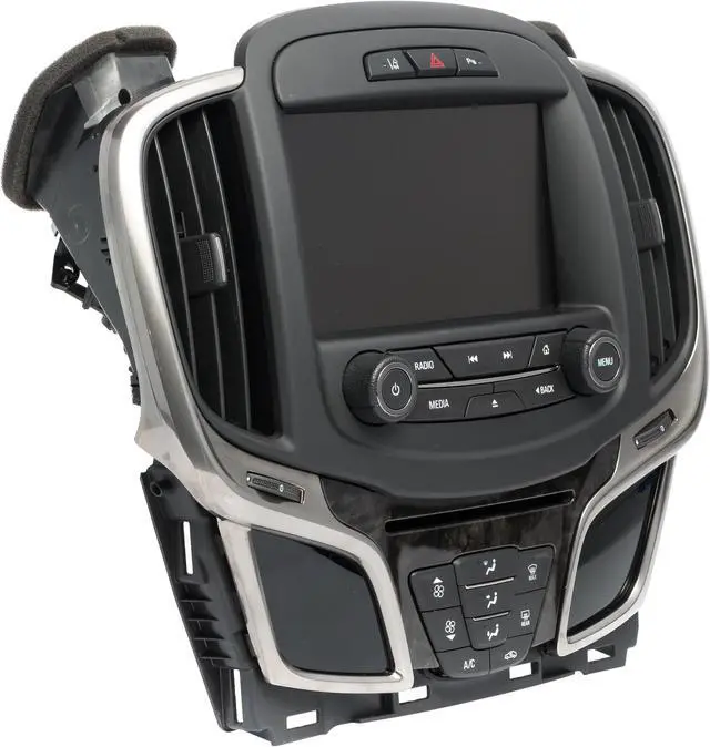Alt view image 2 of 4 - 2014-16 Buick Lacrosse Audio Temperature Control Panel Bezel w/ Display 90927561