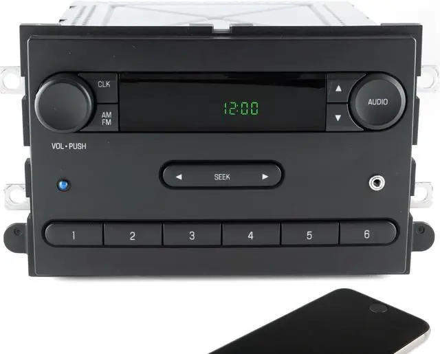 Main image of Ford 2007-08 F-150 AMFM Receiver w Aux Input & Bluetooth Upgrade 7L3T-18K810-AD