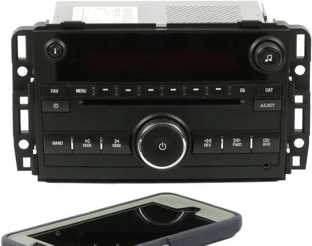Main image of GMC Acadia 2009-2011 Radio AMFM mp3 CD w Bluetooth 25941141 Metal - UNLOCKED