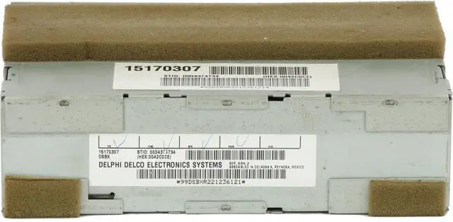 Main image of 1999-02 GMC OEM Cadillac Delphi Delco Audio Control Module Part Number 15170307