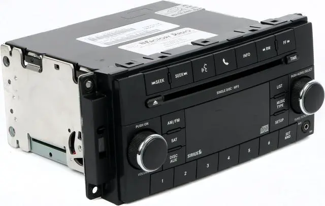 Alt view image 3 of 6 - Jeep & Chrysler 2011-2012 Radio AM FM mp3 CD Sirius Aux Input P05091226AD RES