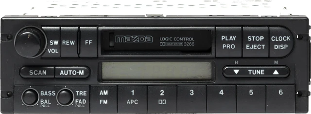 Refurbished: 1995-1996 Mazda 626 AM FM Radio Receiver Cassette