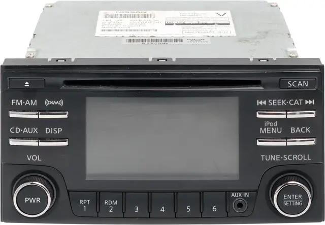 Main image of 2010-2012 Nissan Altima AM FM XM Radio Receiver CD Player Aux Part ID 281859HA0A