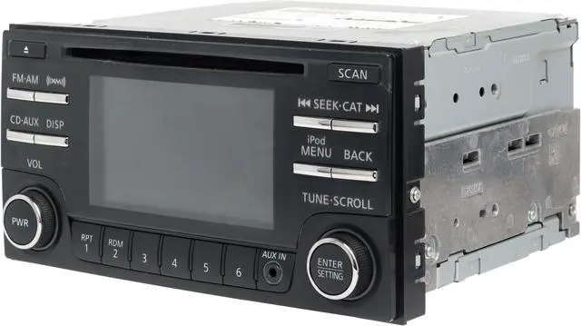 Alt view image 2 of 5 - 2010-2012 Nissan Altima AM FM XM Radio Receiver CD Player Aux Part ID 281859HA0A